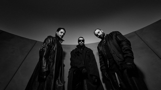 black and white photo of Swedish House Mafia